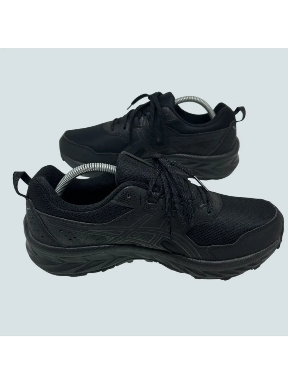 ASICS Gel Venture 9 Extra Wide 4E Men’s Size 9 Triple Black Trail Running Shoes